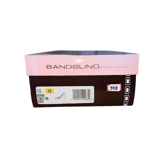 Bandolino Debba - Light Natural - Suede Peep Toe Women’s Sz 10 NWB - Picture 11 of 11